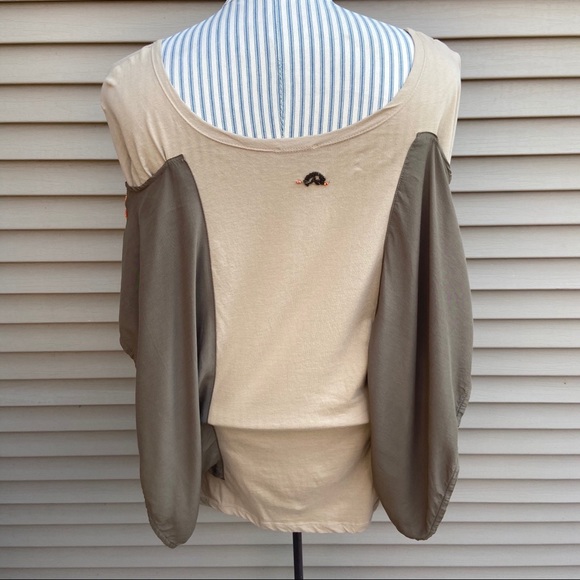 NWOT Angels Never Die boho tunic overlay blouse - Picture 5 of 8